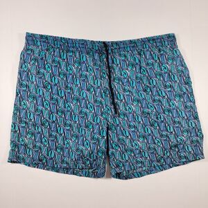 VTG Croft & Barrow Swimming Trunks Nylon Retro‎ Multi Color Size Medium